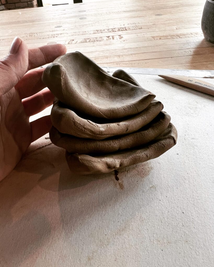 A students work in process