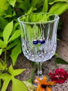 Cobalt blue - dangle earrings