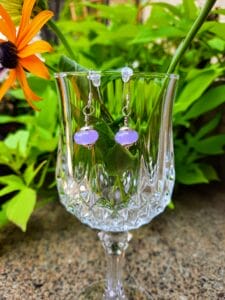 Crocus - dangle earrings