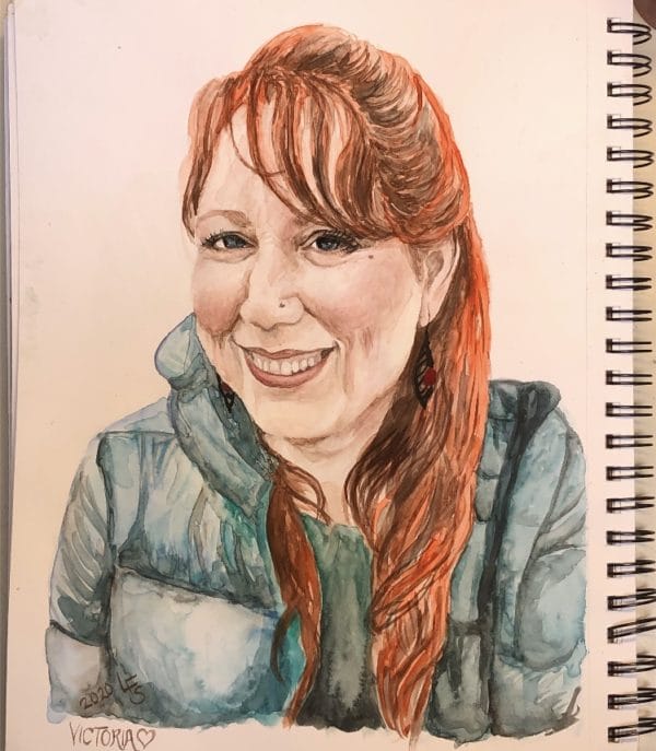 custom watercolor portrait