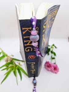 Purple dichroic bookmark