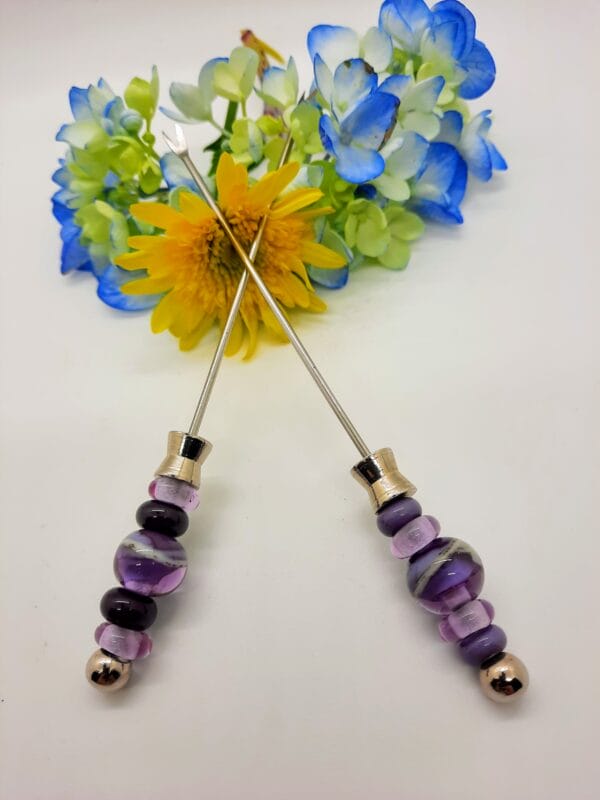 Violet, lavender and purple - appy forks